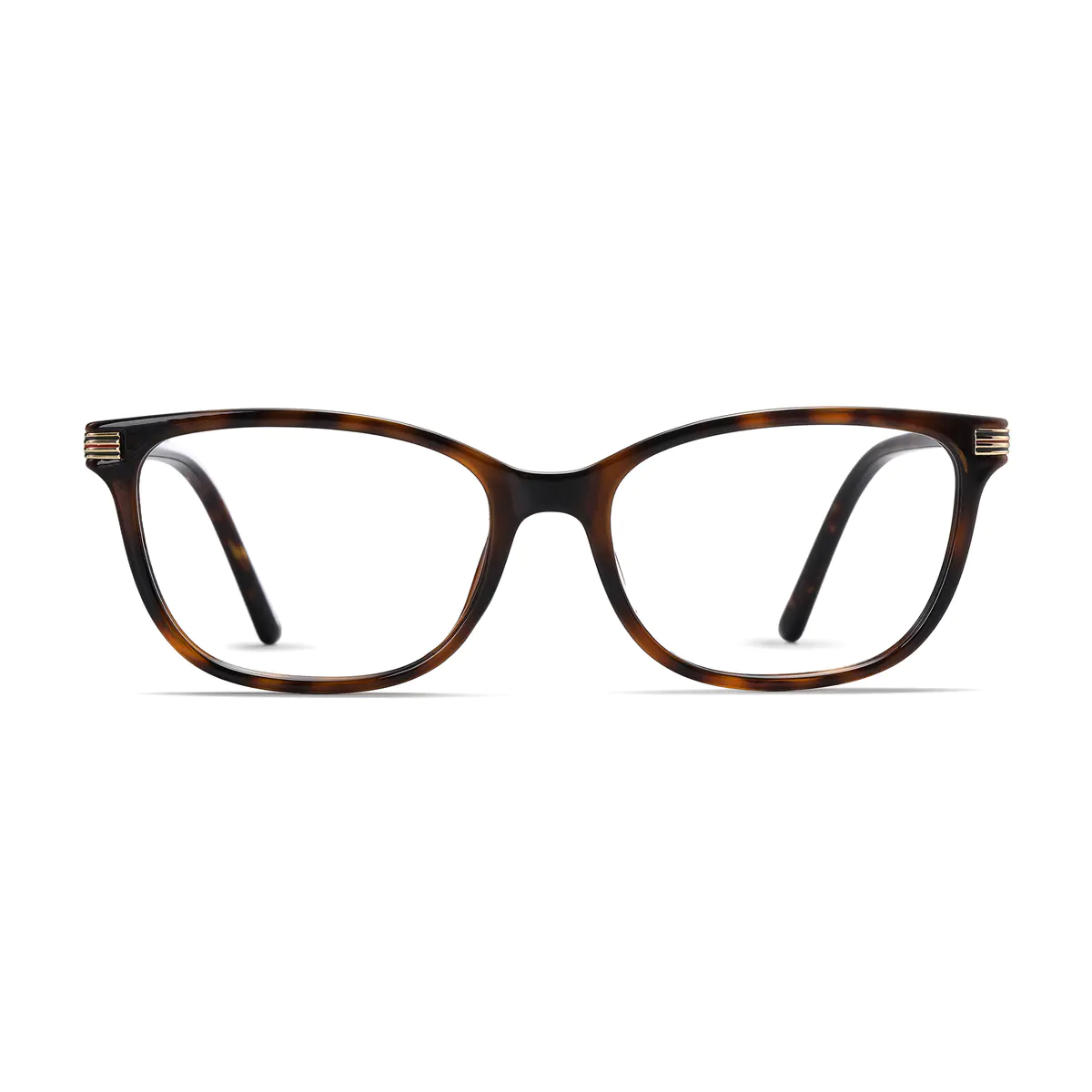 Rectangle Tortoiseshell Eyeglasses