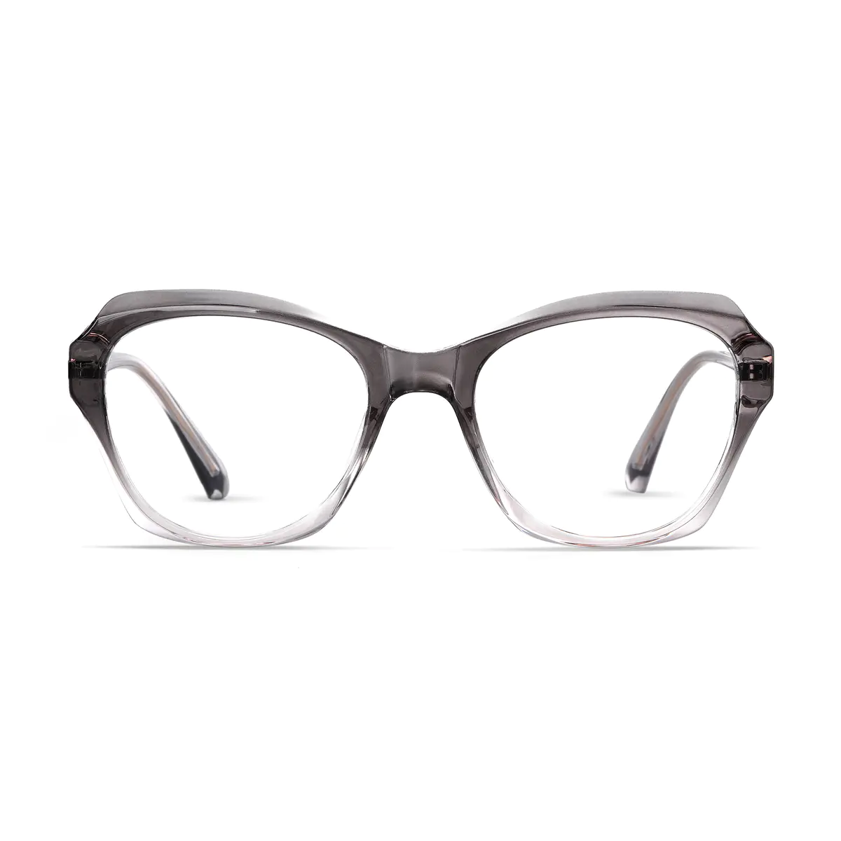 Cat-eye Gradient Gray Eyeglasses