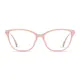 Cat-eye Transparent Pink Eyeglasses