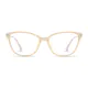 Cat-eye Transparent Beige Eyeglasses