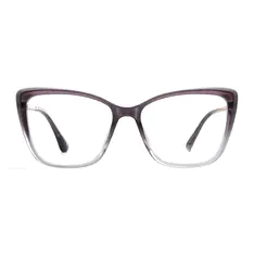 Cat-eye Gradient Black Eyeglasses