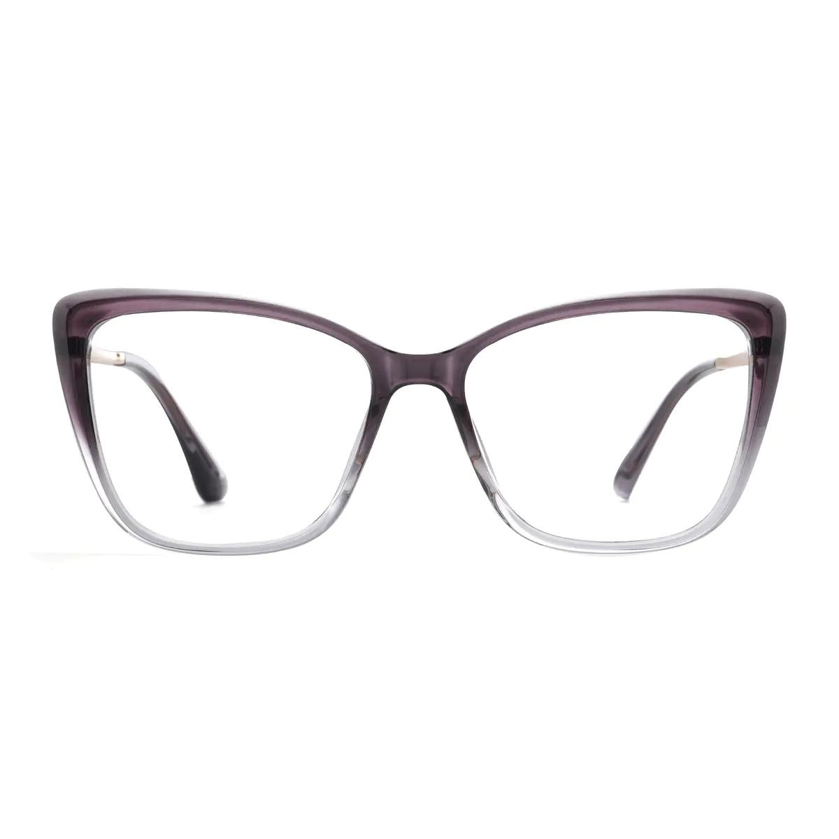 Cat-eye Gradient Black Eyeglasses