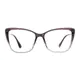 Cat-eye Gradient Black Eyeglasses