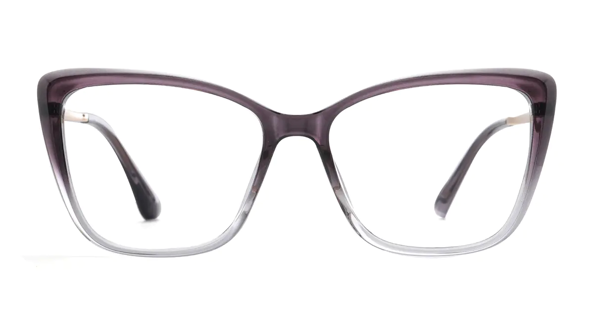 Cat-eye Gradient Black Eyeglasses