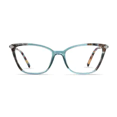 Cat-eye Blue/Tortoiseshell Eyeglasses