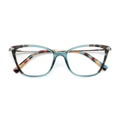 Cat-eye Blue/Tortoiseshell Eyeglasses