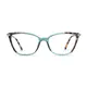 Cat-eye Blue/Tortoiseshell Eyeglasses