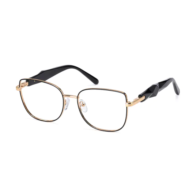 Square Black Eyeglasses