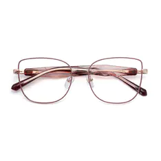 Square Pink Eyeglasses