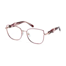 Square Pink Eyeglasses