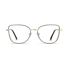 Cat-eye Black/Gold Eyeglasses