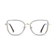 Square Black/Gold Eyeglasses