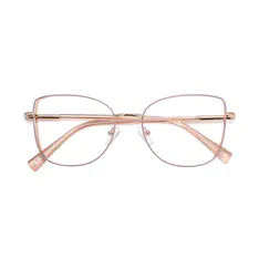 Cat-eyePink/Gold Eyeglasses
