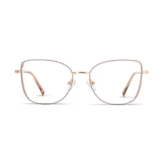 Cat-eyePink/Gold Eyeglasses