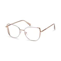 Cat-eyePink/Gold Eyeglasses
