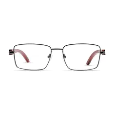 Rectangle Dark Gray Eyeglasses