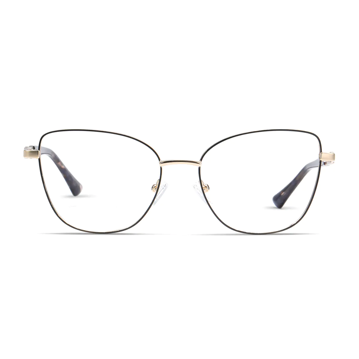 Cat-eye Black/Gold Eyeglasses