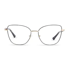 Cat-eye Black/Gold Eyeglasses