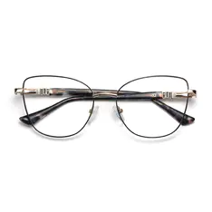 Cat-eye Black/Gold Eyeglasses
