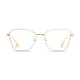 Cat-eye Pink/Gold Eyeglasses