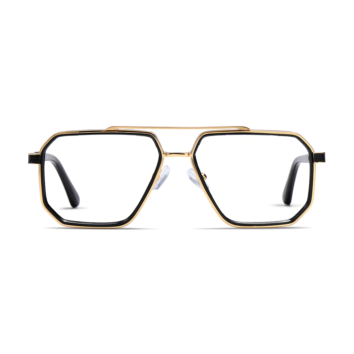 Aviator Black/Gold Eyeglasses