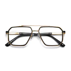 Aviator Black/Gold Eyeglasses