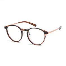 Round Tortoiseshell Eyeglasses