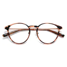 Round Tortoiseshell Eyeglasses