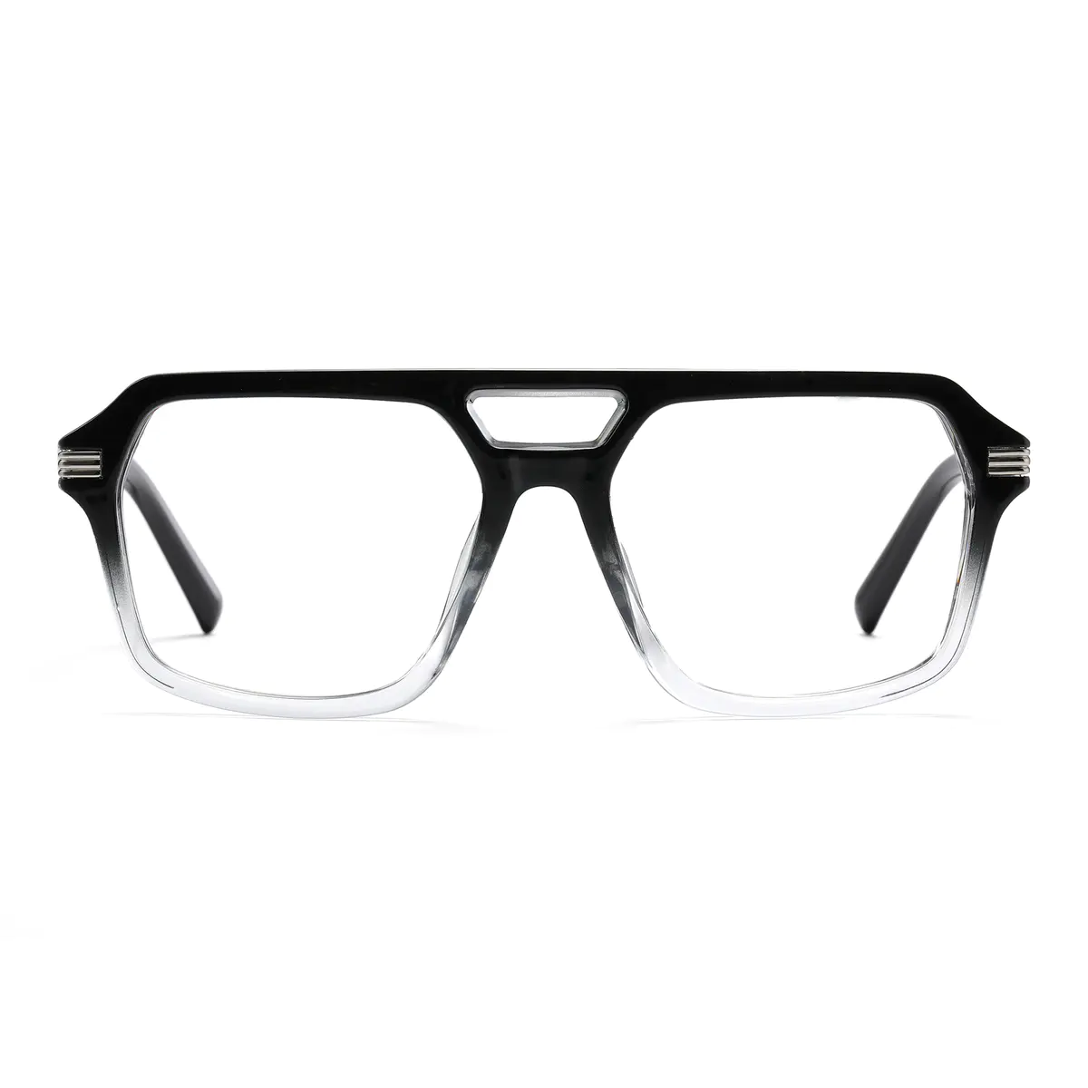 Aviator Black/Clear Eyeglasses