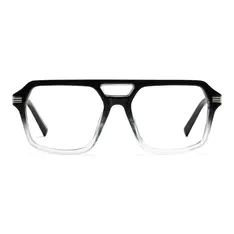 Aviator Black/Clear Eyeglasses