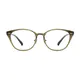 Cat-eye Transparent Green Eyeglasses