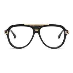 Aviator Black/Gold Eyeglasses