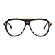 Aviator Black/Gold Eyeglasses