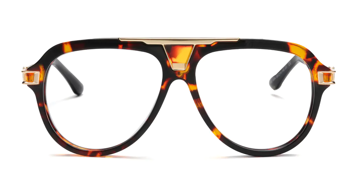 Aviator Tortoiseshell/Gold Eyeglasses