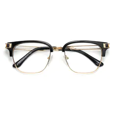 Browline Black Eyeglasses