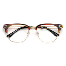 Browline Brown Eyeglasses