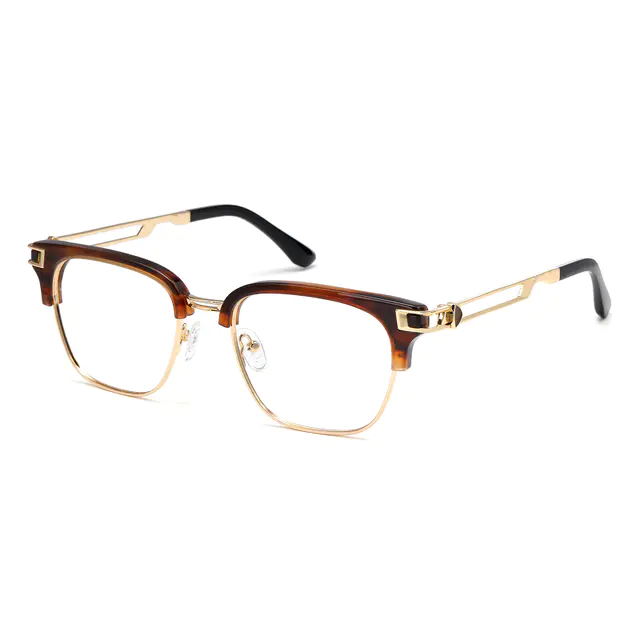 Browline Brown Eyeglasses