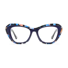 Cat-eye Blue Eyeglasses