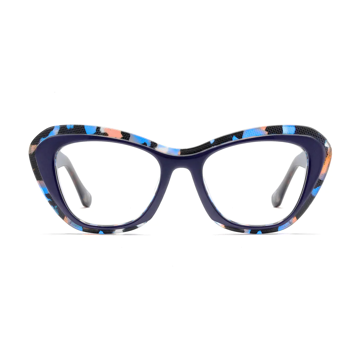 Cat-eye Blue Eyeglasses