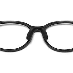 Kids' Oval Black/Green Eyeglasses