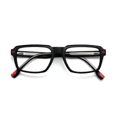 Rectangle Black Sport Eyeglasses
