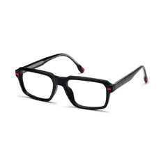 Rectangle Black Sport Eyeglasses