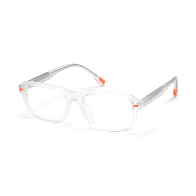 Rectangle Clear Sport Eyeglasses