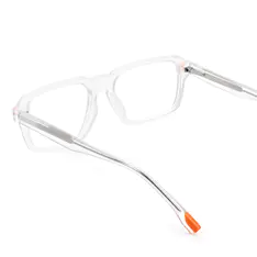 Rectangle Clear Sport Eyeglasses