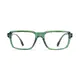 Rectangle Green Sport Eyeglasses
