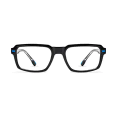 Rectangle Black/Blue Sport Eyeglasses