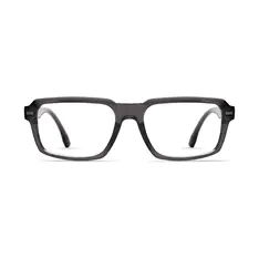 Rectangle Transparent Gray Sport Eyeglasses