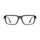 Rectangle Transparent Gray Sport Eyeglasses