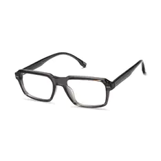 Rectangle Transparent Gray Sport Eyeglasses