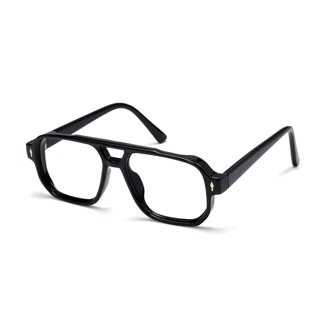 Aviator Black Eyeglasses